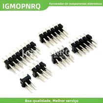 Conector De Fita De Pinos Macho De Dupla Fileira 2.54mm 2-40P Para Placa PCB Arduino