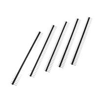 Conector De Fita De Pinos Quebráveis Preto 40 Pinos Macho E Fêmea 1x40 Para Arduino 2.54mm Conector De Fita De Pinos Quebráveis Preto 40 Pinos Macho E Fêmea 1x40 Para Arduino 2.54mm