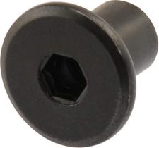 Conector de Junta com Porca de Óxido Preto 1/4"-20