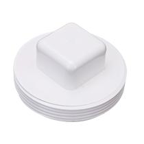 Conector de limpeza de PVC NDS, conexão MPT de 3", branco Conector de limpeza de PVC NDS, conexão MPT de 3", branco