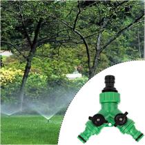 Conector De Mangueira De Jardim Em Forma De Y Com Válvula Divisora De Plástico Conector De Mangueira De Jardim Em Forma De Y Com Válvula Divisora De Plástico