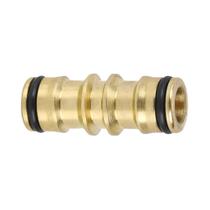 Conector De Mangueira De Jardim Em Latão Com 2 Vias, Junta Rápida Para Extensão E Irrigação,