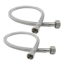 Conector de Mangueira para Torneira PROCURU 30 cm Aço Inoxidável Kit com 2 Conector de Mangueira para Torneira PROCURU 30 cm Aço Inoxidável Kit com 2