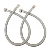Conector de Mangueira para Torneira PROCURU 41 cm, Kit com 2, Aço Inoxidável Conector de Mangueira para Torneira PROCURU 41 cm, Kit com 2, Aço Inoxidável