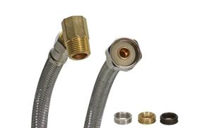 Conector de máquina de lavar louça Fluidmaster 183 cm em aço inoxidável