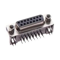 Conector De Montagem Em PCB Com Agulha Curvada De 90 Graus RS232 DSub DB9 DB15 DB25 Macho E Fêmea