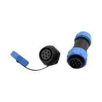 Conector De Painel À Prova d'Água IP68 Com Plugue De Aviação, Montagem Em Painel, 2-12 Pinos, Cabo