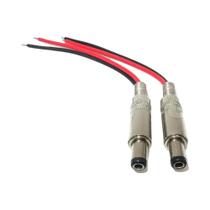 Conector De Painel De Montagem Para Soquete De Energia DC 10cm 20cm Macho Fêmea 5.5x2.1 5.5x2.5mm