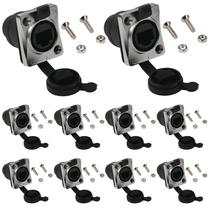 Conector de painel de sinal PCB impermeável RJ45 IP65 para montagem em painel