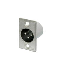 Conector de painel Neutrik NC3MP XLR Macho