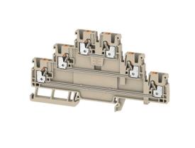 Conector de passagem triplo a3t 2.5 600v 2428510000 Conector de passagem triplo a3t 2.5 600v 2428510000