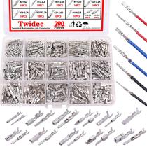 Conector de pinos de terminal de fio elétrico para carro Twidec 290 unidades