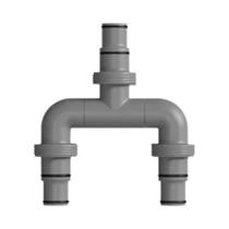 Conector De Piscina Intex De 1.25 a 1.5 Polegadas, Junta Em T Com Mangueira Macia E Anel De Borracha