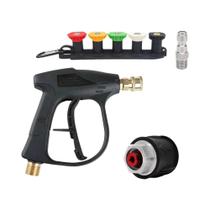 Conector de Pistola de Alta Pressão com Mangueira de Conexão Rápida - Compatível com Karcher e Nilfisk