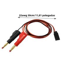 Conector De Plugue Banana Blindado Empilhável Banhado a Ouro 4.0mm Futaba Fêmea Cabo De Carga RC