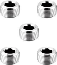 Conector de plugue de tubo esculpido em aço inoxidável requintadamente 3/4 NPT