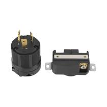 Conector De Plugue E Receptáculo NEMA L6-30P 30A 250V Com Trava Giratória, Macho E Fêmea, 3 Pinos, Conector De Plugue E Receptáculo NEMA L6-30P 30A 250V Com Trava Giratória, Macho E Fêmea, 3 Pinos,