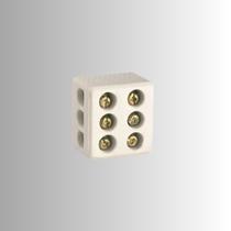 Conector de Porcelana 10mm 3P 50A Conector de Porcelana 10mm 3P 50A