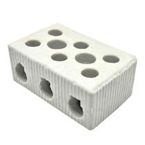Conector de Porcelana 16mm 3 Polos 50A 600V
