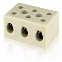 Conector De Porcelana 16mm² Com 3 Polos - Foxlux Conector De Porcelana 16mm² Com 3 Polos - Foxlux