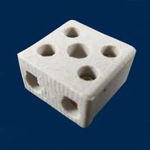 Conector de Porcelana Bipolar 16mm - Tecnolar