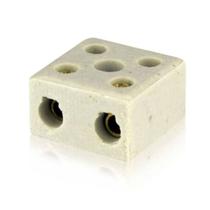 Conector De Porcelana Foxlux Bipolar 16Mm 50Un Conector De Porcelana Foxlux Bipolar 16Mm 50Un