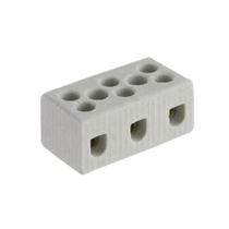 Conector De Porcelana Para Chuveiros 10mm 3 Polos 10A Melfi Bestfer Conector De Porcelana Para Chuveiros 10mm 3 Polos 10A Melfi Bestfer