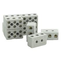 Conector de Porcelana Thompson 16MM2 Tripolar - Embalagem com 10 Unidades Conector de Porcelana Thompson 16MM2 Tripolar - Embalagem com 10 Unidades
