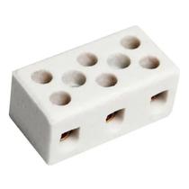 Conector de porcelana tripolar 10 mm ( 10 pecas ) Conector de porcelana tripolar 10 mm ( 10 pecas )
