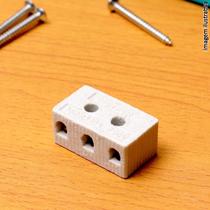 Conector de porcelana tripolar bestfler Conector de porcelana tripolar bestfler