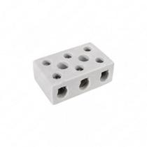 Conector De Porcelana Tripolar Fio 16Mm