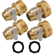 Conector de reparo de mangueira de jardim Hourleey 3/4 ou 5/8 com braçadeiras