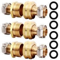Conector de reparo de mangueira de jardim YELUN Solid Brass 3/4 Conector de reparo de mangueira de jardim YELUN Solid Brass 3/4