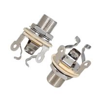 Conector De Saída Para Captador De Guitarra De 1/4 De Polegada, 2 Peças, Soquete Estéreo Mono De Conector De Saída Para Captador De Guitarra De 1/4 De Polegada, 2 Peças, Soquete Estéreo Mono De