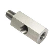 Conector De Sensor De Pressão De Óleo Em Aço Inoxidável 1/8"NPT Fêmea Para Adaptador Tee M12 M10 M14 Conector De Sensor De Pressão De Óleo Em Aço Inoxidável 1/8"NPT Fêmea Para Adaptador Tee M12 M10 M14