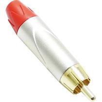 Conector de som rca (m) vermelho datalink dlk