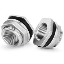 Conector de tanque de água Bulkhead TAISHER 304 em aço inoxidável Conector de tanque de água Bulkhead TAISHER 304 em aço inoxidável
