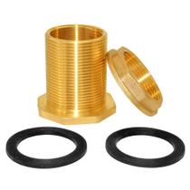Conector de tanque de água Hooshing Brass Bulkhead Fitting Conector de tanque de água Hooshing Brass Bulkhead Fitting