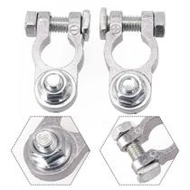 Conector De Terminal De Bateria De Carro Em Liga De Zinco, Positivo E Negativo, Conector De Parafuso