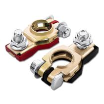 Conector de Terminal de Bateria HEVLE em Cobre Puro 2 Peças Conector de Terminal de Bateria HEVLE em Cobre Puro 2 Peças