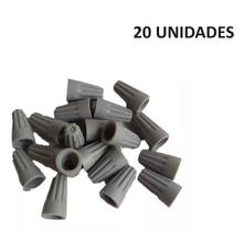 Conector De Torção Cinza Cabo 0,75mm até 2,5mm - 20 Peças Conector De Torção Cinza Cabo 0,75mm até 2,5mm - 20 Peças