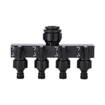 Conector De Torneira De 4 Vias, Divisor De Mangueira De Jardim, Distribuidor De Água, Suprimentos