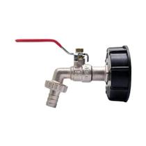 Conector De Torneira Para Tanque IBC Rosca Grossa S60x6 Adaptador De Acoplamento De Água 1/2 3/4