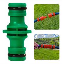 Conector Duplo 1/2 União Mangueiras de Jardim Engate Rápido Macho Fácil Prático Aumenta Alcance Ideal para Cuidar Horta Lavar Quintal Regar Plantas Conector Duplo 1/2 União Mangueiras de Jardim Engate Rápido Macho Fácil Prático Aumenta Alcance Ideal para Cuidar Horta Lavar Quintal Regar Plantas