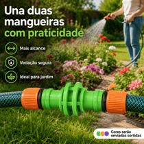 Conector Duplo 1/2 União Mangueiras de jardim Engate Rápido Conector Duplo 1/2 União Mangueiras de jardim Engate Rápido