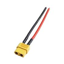 Conector Duplo XT60 Macho E Fêmea Com Fio De Silicone Para Bateria Lipo RC E Motor