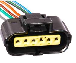 Conector e chicote 6vias sensor ar / ka / fiesta - ELET/TC Conector e chicote 6vias sensor ar / ka / fiesta - ELET/TC