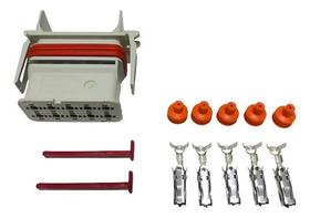 Conector Elétrico 10 Vias Cinza para Módulo Scania Código 1537087