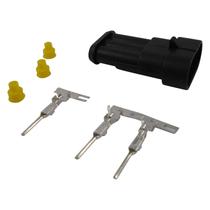 Conector Elétrico 3 Vias ETE8735 Retrovisor VW - Cód.7441