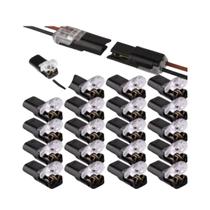 Conector Elétrico Automotivo 2 Pinos À Prova D'Água de Tira Terminal de Cabo e Fio